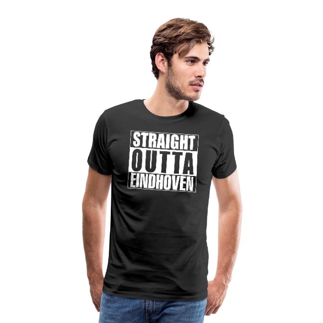 Straight outta Eindhoven t-shirt Wit
